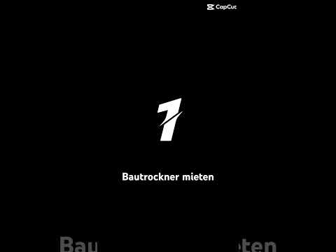 Einfach Bautrockner mieten 🤷‍♂️👍