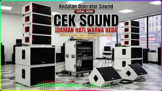 Download lagu CEK SOUND DANGDUT KALEM 🔥 IDAMAN HATI | BASS GLERITY   KENDANG NGEPLAK | VIRAL TIKTOK TERBARU 2026 mp3