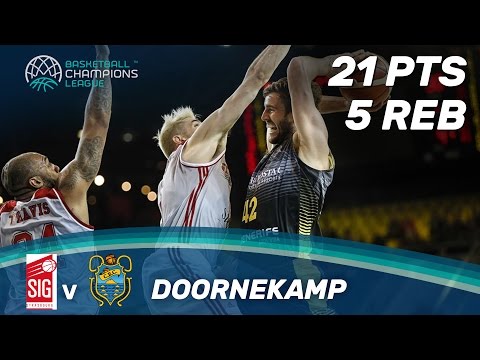 Aaron Doornekamp puts up 21 points and 5 rebounds against SIG Strasbourg