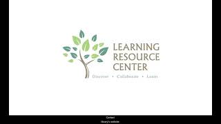 Library | Learning Resource Center website tour