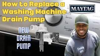How to Replace Drain Pump on Maytag Bravos XL MCT Washing Machine
