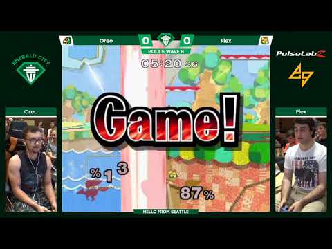 Flex (Fox, Falcon) vs. Oreo (Falco) | SSBM Pools | EC5