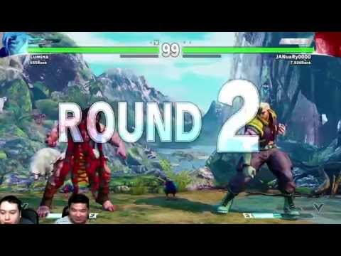 Street Fighter V Phase 2 Beta Online Matches - Lag Switch Activated!