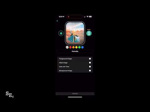Create Portrait Face using Clockology Watch Faces