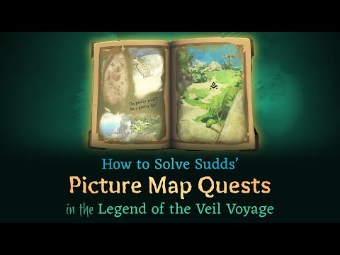 How to solve Sudds' Picture Map Quest in the Veil of the Ancients Voyage | Sea of Thieves