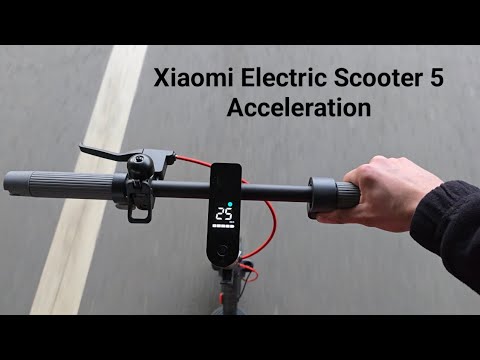 Xiaomi Electric Scooter 5 Acceleration 0-25 km/h