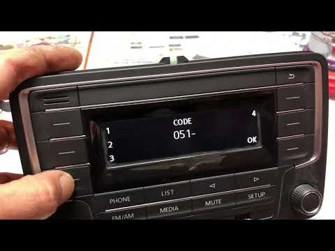 volkswagen (yeni kasa) transporter teyp şifresi (Harman MIB Global Entry entering a code)7F0035153