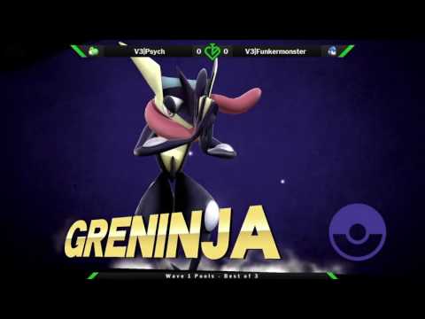 Gambits and Gimmicks Wave 1 Pools - V3|Psych (Yoshi) vs V3|Funkermonster (Greninja/Mega Man)