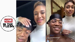 MICHAEL RAINEY JR. & PAIGE HURD FLIRTING ON LIVE! FROM POWER BOOK II: GHOST | LITF