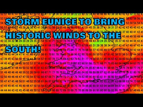 Storm Eunice to bring 100mph+ Winds in South as consecutive storms batter UK - 16th February 2022