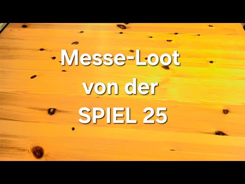 Trade fair loot from Spiel 25 // #boardgamevibes // Reupload