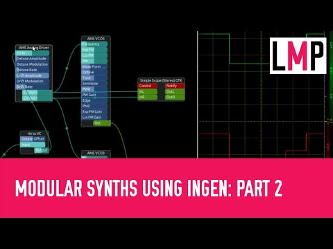 Creating Modular Synths using Ingen and ams-lv2 - Part 2