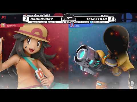Quarantainment 21 Losers R3 - BadBoyRay (Mii Brawler, Gunner) Vs. Telestrio (PKM Trainer) - SSBU