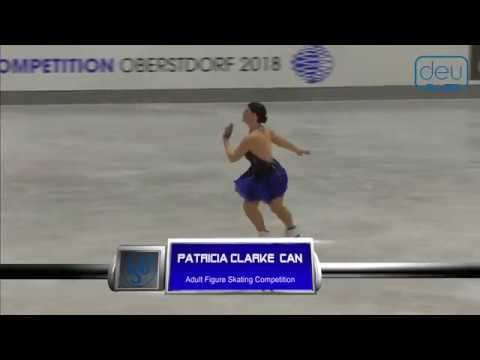 Patricia CLARKE. Oberstdorf 2018. Silver Ladies III - Artistic. 22 place