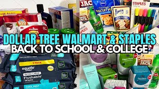 GETTING THESE KIDS BACK TO SCHOOL READY - WALMART, DOLLAR TREE & STAPLES - SCHOOL SUPPLES, DORM 24'