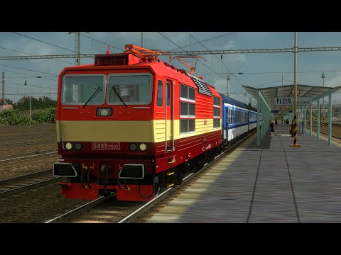OR CZ/SK  Rychlík  Plzeň - Klatovy s S499.2002 "Dášou"