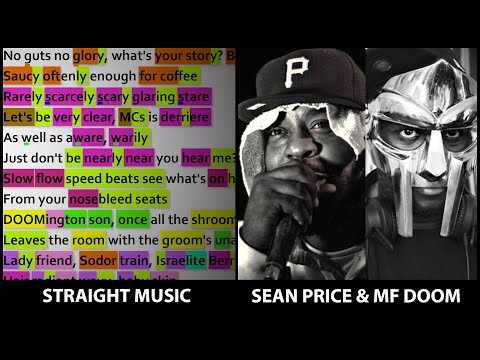 Sean Price & MF DOOM - Straight Music [Rhyme Scheme] Highlighted