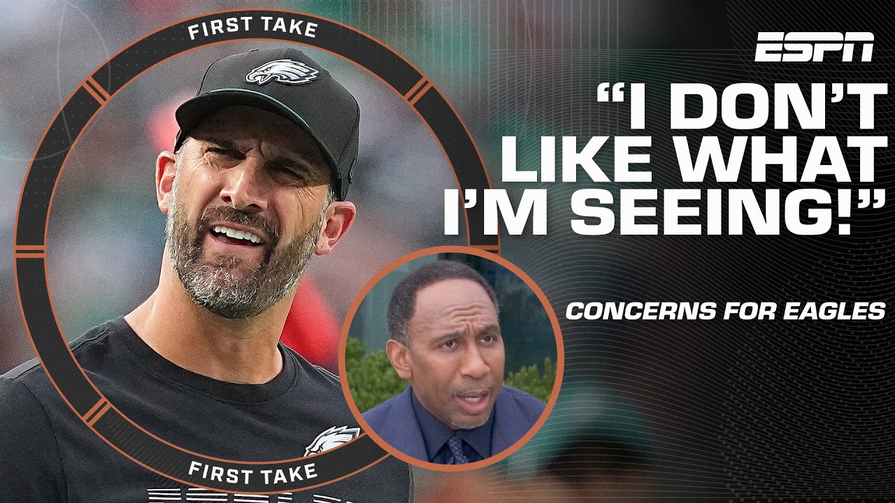Stephen A. POINTS OUT his issues with the Philadelphia Eagles right now 👀 | First Take