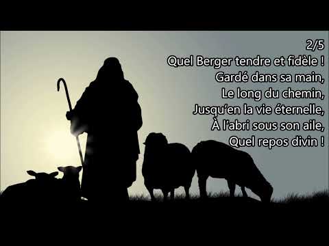 Je n'aurai point de disette Christ est mon berger