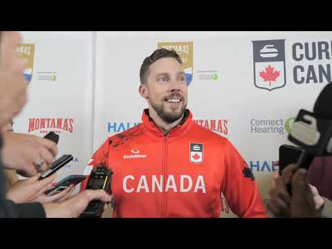 Media Scrum - Men's Final - Game 2 - 2025 Montana’s Canadian Curling Trials