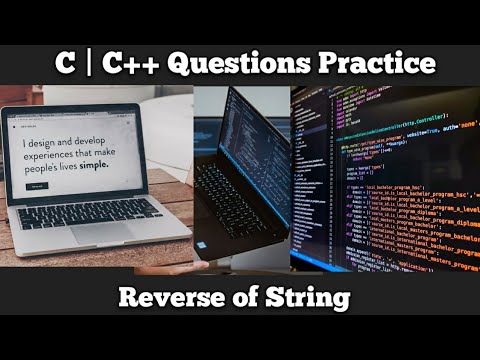 Learn 75 C Programming Questions Practice | Reverse of a String - Mind ...