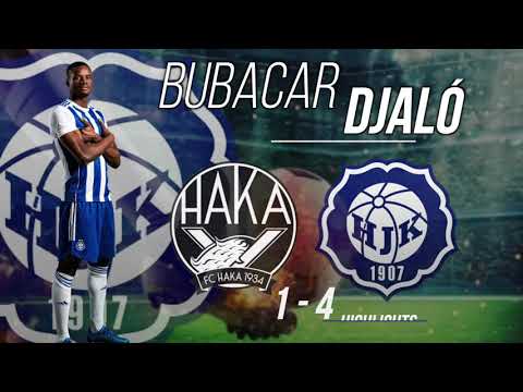 BUBABAR DJALÓ HIGHLIGHTS I  FC Haka VS  HJK Helsinki (1-4)