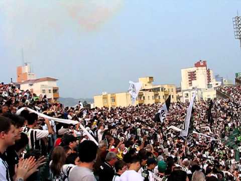 Figueirense 2 x 0 Coritiba - estreia do bandeirão