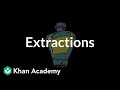 Extractions | Chemical processes | MCAT | Khan Academy