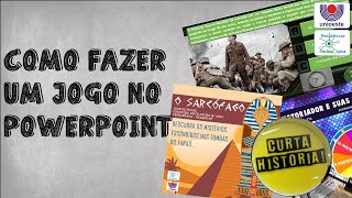 Como fazer um jogo no Powerpoint: jogos para o ensino de História