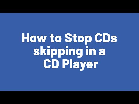 How to Stop CDs skipping in a CD Player