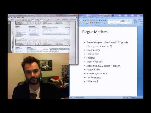 Breaking the Meta (Episode 2, Part 2) — Plague Marine analysis/tactica