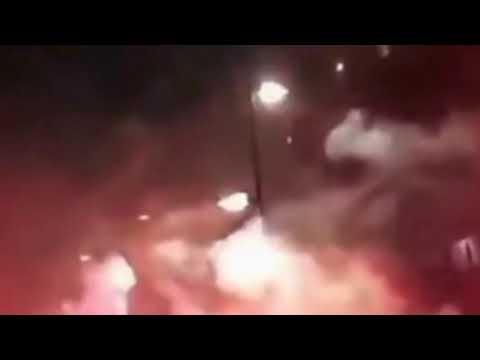 Vuurwerkshow en goals vanaf de tribune FC Twente - Fortuna Sittard