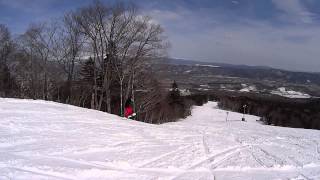 preview picture of video 'スノーボードカービング　in Furano　やまちゃんの滑り　Snowboard Carving'