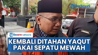 Kembali Dijebloskan ke Rutan KPK,Gus Yaqut Tetap  Bergaya Necis Kenakan Sneakers Kulit Rp 30 Juta