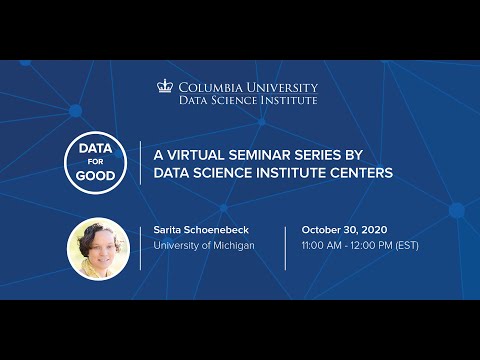 Data for Good: Sarita Schoenebeck, University of Michigan