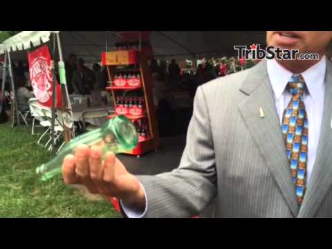 Coca-Cola celebrates 100 years of birthplace of contour bottle in Terre Haute.