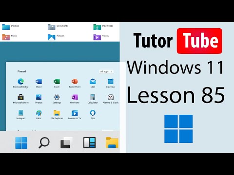 Windows 11 Tutorial Lesson 1 Windows 11 Environment