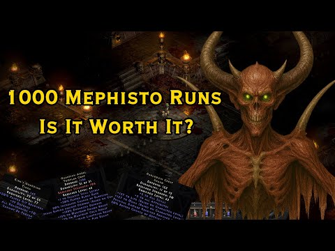 1000 Hell Mephisto Runs To Gear New Character (Loot Highlights)