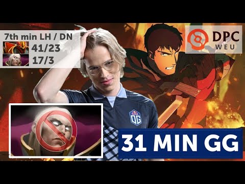 How Topson's Mid Dragon Knight destroyed Invoker - Old G vs Unity - DPC - Dota Pro Gameplay DK