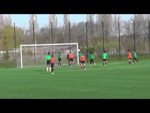 18 april 2015 VV De Meern D3 - DSO Ultrajectum D1 com 0-1 Op de lat