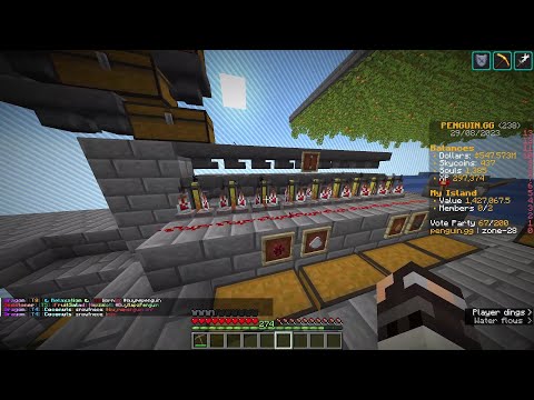 MobMiner25 - penguin.gg Mcmmo Alchemy grinder and semi-auto potion brewer #tutorial #minecraft #farm