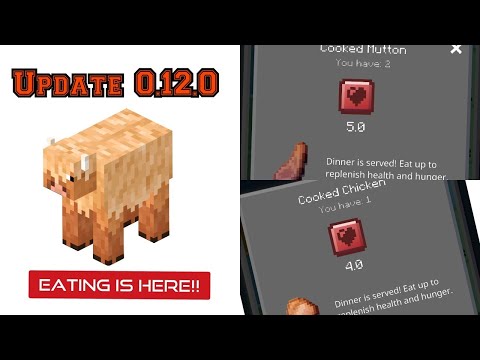 Minecraft Earth R12 Patch Notes!  We can eat food!!!