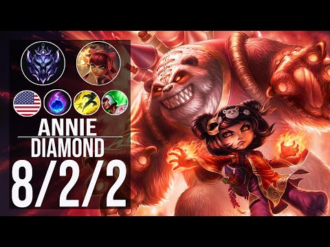 [ Annie Bot ] Annie vs Vel'Koz Mid - NA Diamond I Patch 10.16 - Annie Gameplay