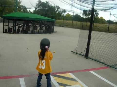 more batting cage fun