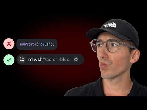 Thumbnail for ARRÊTE d'utiliser useState, met plutôt le state dans l'URL !