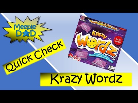 Krazy Wordz - Brettspiel Quick Check