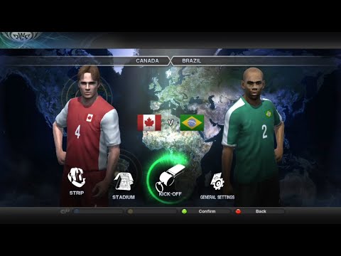 PES 2011 | Canada vs Brazil 🔥⚽🎮