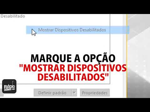 Como Habilitar a Mixagem Estéreo ou Stereo Mix (Por APPRADIO.PRO)