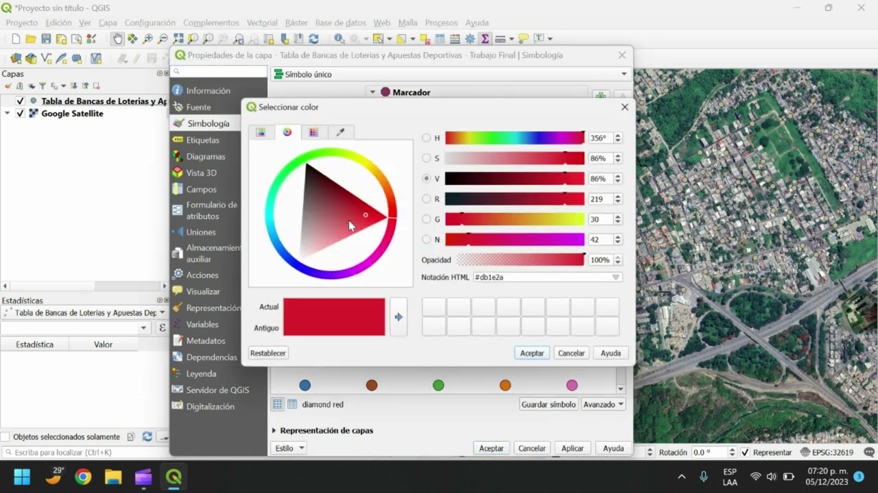 Crear un Sistema de Informacion Geografica usando QGis y Excel