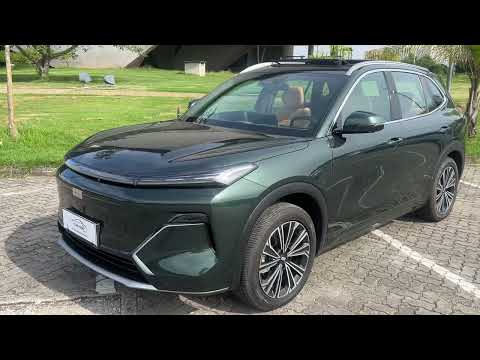 Avaliação estática do Geely EX5 EM i Ultra 2026